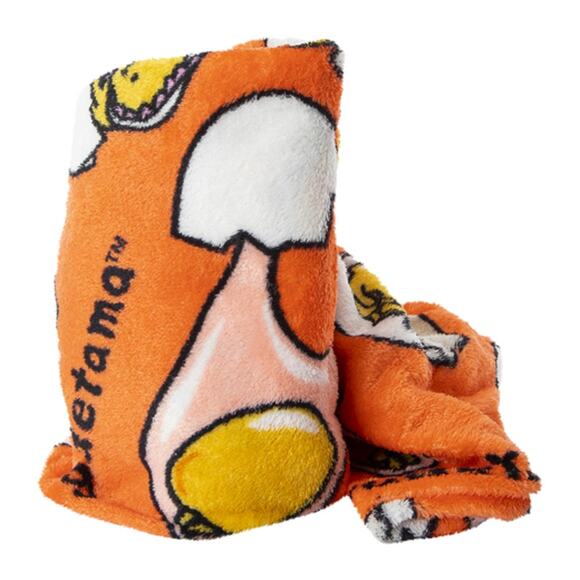 NWT Sanrio Gudetama The Lazy Egg Soft Silk Touch Throw Blanket 40 x 50 in. - Picture 4 of 5